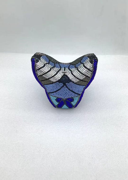 Women Butterfly Gems Evening Minaudiere Clutch Bags Women Crystals Purses and Handbags Bridal Wedding Purse Luxury Clutch Bag