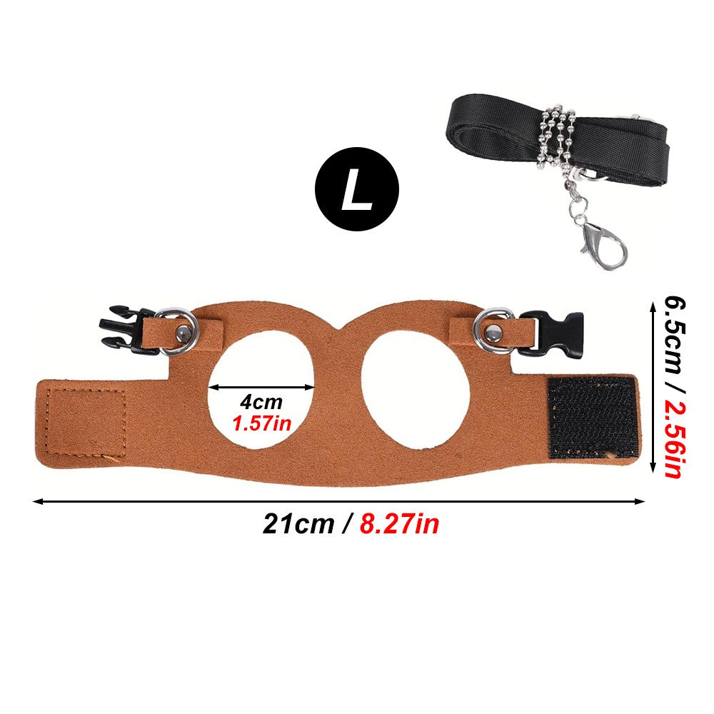 1 Set Pet Squirrel Harness with Leash Adjustable & Breathable Harness Leash Set for Small Animals Outdoor Training Walking