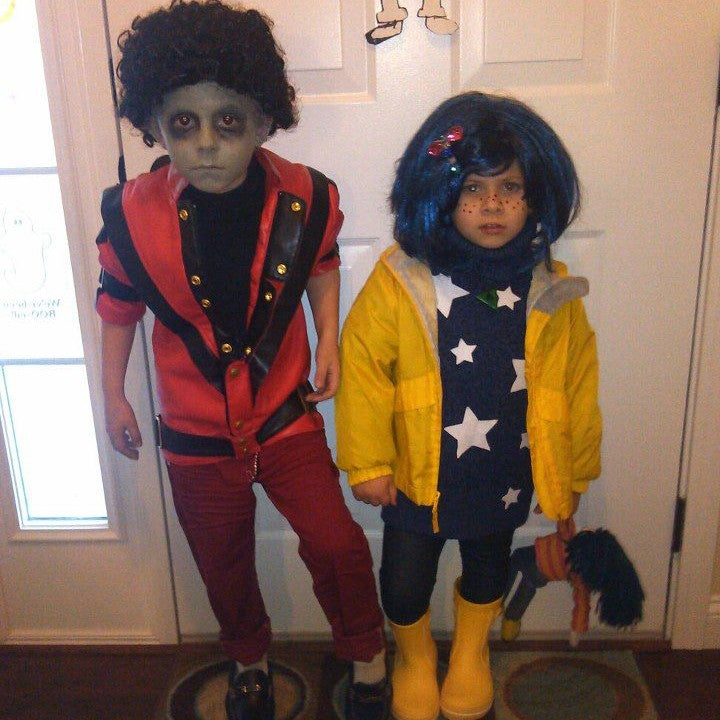 Michael Joseph Jackson Leather Red Thrilling Jacket, Suitable for 5-12 Year Boys Girls Kids ,Halloween Birthday Gift,