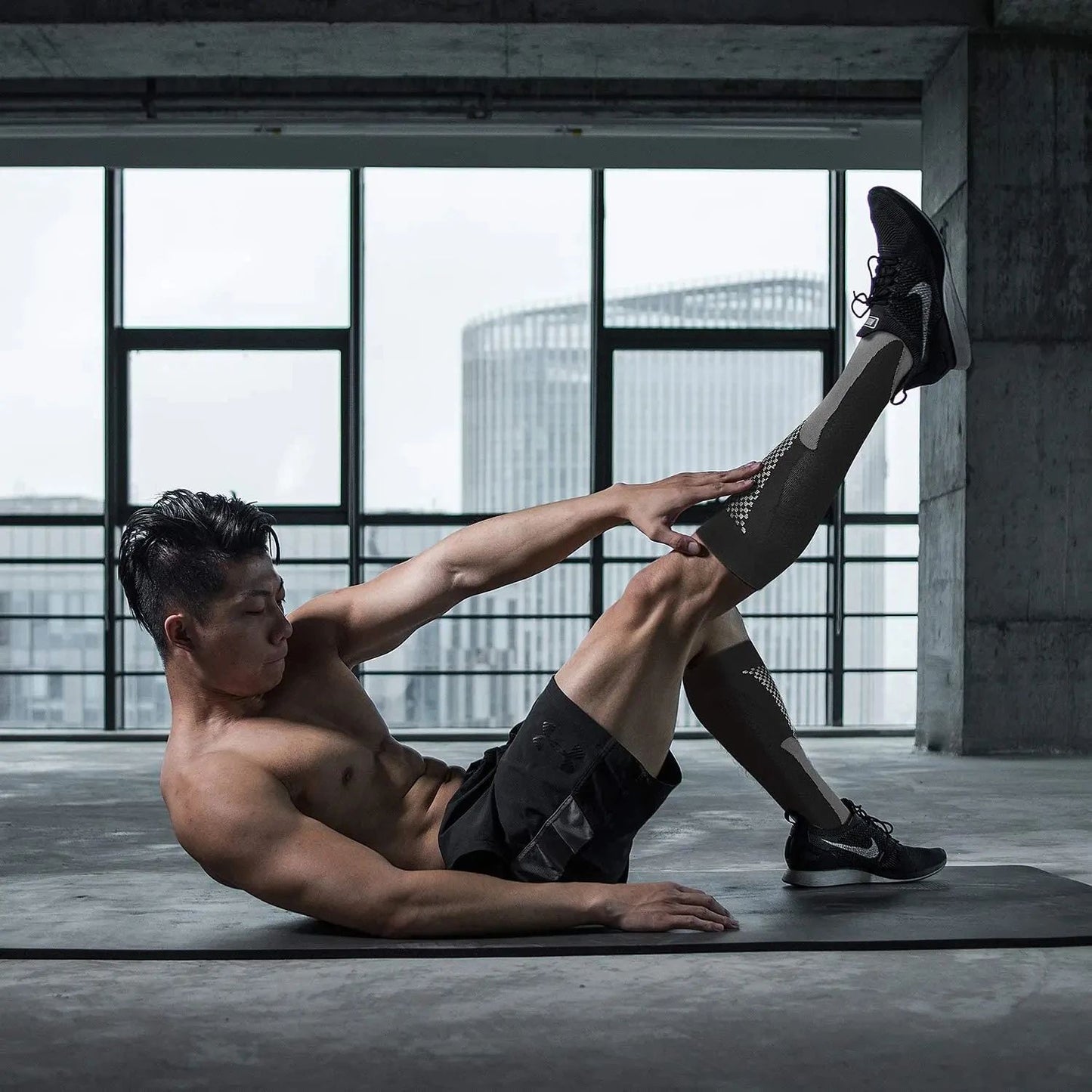 3/6/7 Double Compression Socks Varicose Socks Men Women With Diabetes Pregnancy Elastic Socks Gym Outdoor Sports Rugby Running