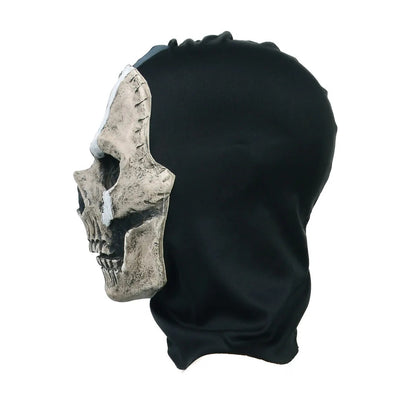 Unisex Halloween Horror Ghost Skull Mask MW2 Latex Headgear Helmet Cosplay Perform Party Masquerade Prop Cosplay