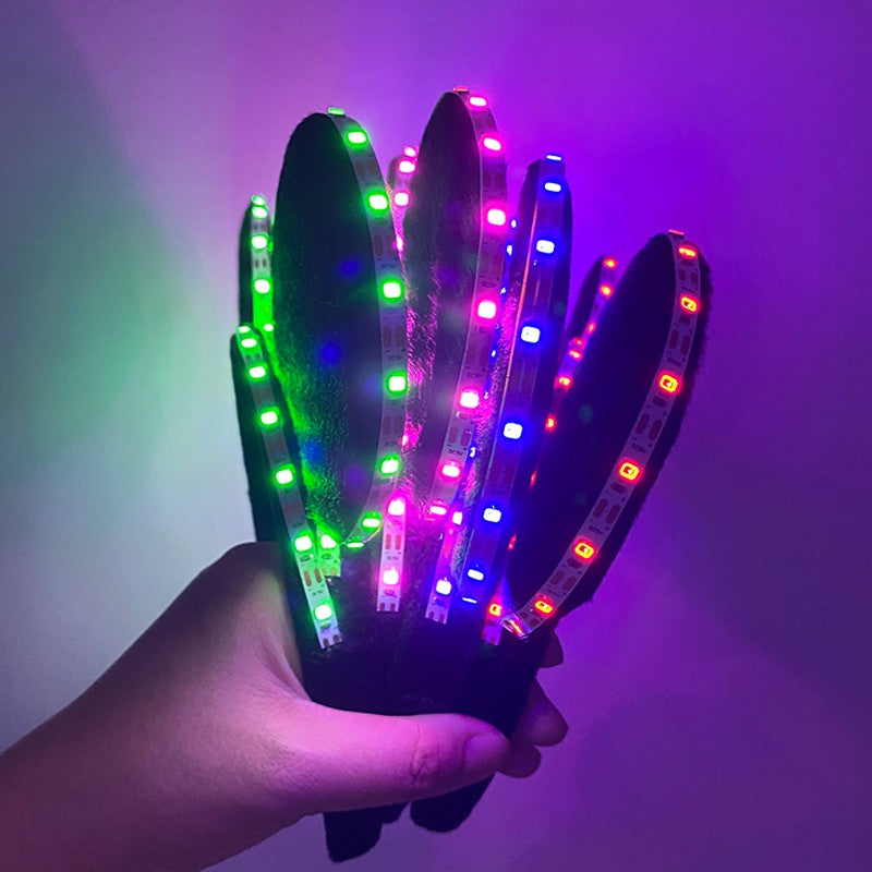1/2pcs LED Glowing Neon Mouse Ears Headband Girls Festival Headbands Mickey Hairband Children Birthday Party Hair Accessories