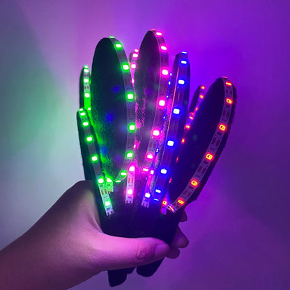 1/2pcs LED Glowing Neon Mouse Ears Headband Girls Festival Headbands Mickey Hairband Children Birthday Party Hair Accessories