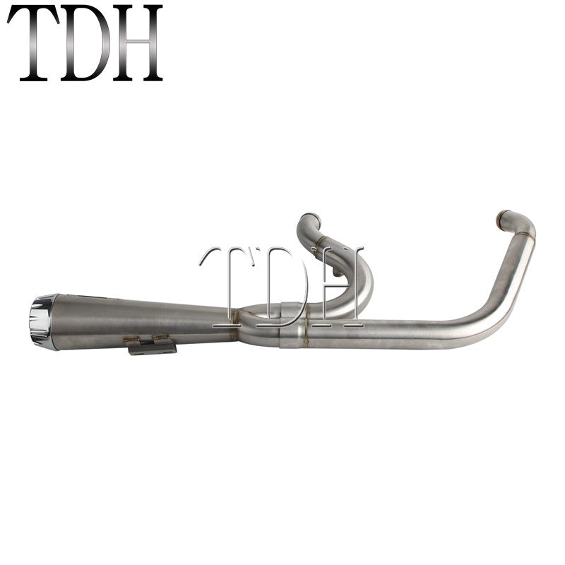 Motorcycle Exhaust Muffle Middle Link Pipe Mid-control Exhaust System For Harley Softail Street Bob Standard FXST FXBBS FXBB 18+