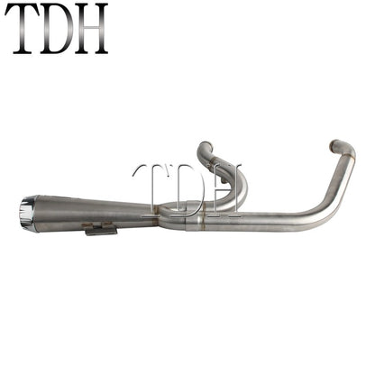 Motorcycle Exhaust Muffle Middle Link Pipe Mid-control Exhaust System For Harley Softail Street Bob Standard FXST FXBBS FXBB 18+