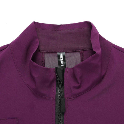 WOSAWE Mens Cycling Windproof Jacket Ultralight Windbreaker MTB Road Bike Vest Water Resistant Long Jersey with 2 way YKK zipper