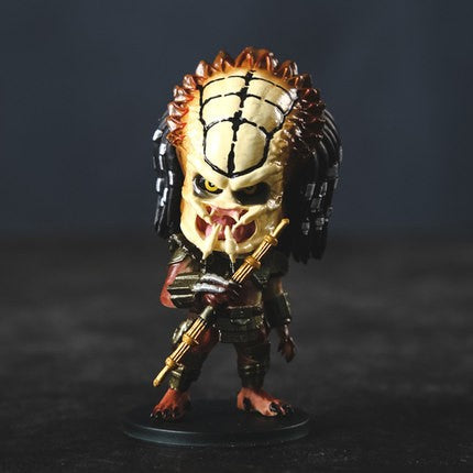 Predators Ultimate P1 Jungle Hunter Jungle Demon Concrete Clan Leader PVC Statue Figure Collectible Model Toy 7cm