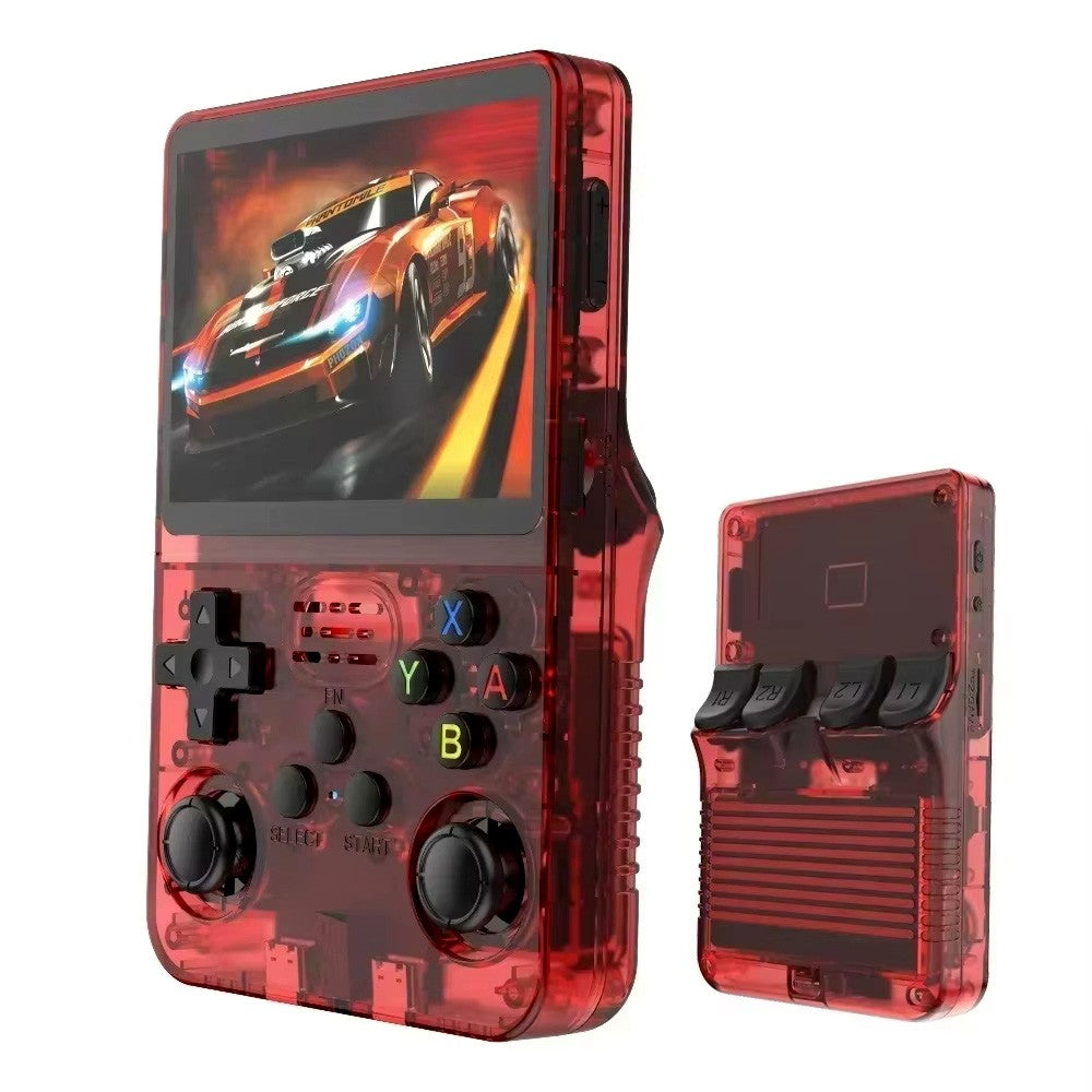 R36S Original Retro Handheld Game Player Arkos System 3.5" IPS Screen Portable 64/128GB Hall Effect Emulator Wireless Gamepad