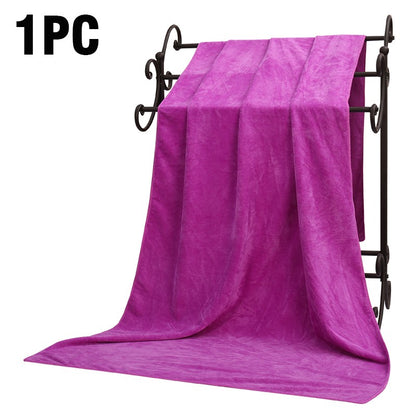 180x200cm Super thick Microfiber Bath Towels – Super Absorbent, Soft, Fast Drying and Oversized Bath Lines Multip Grey towel