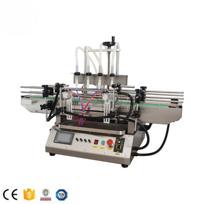 Table Top Shampoo Glass Plastic Bottle Liquid Automatic Filling and Capping Machine Mineral Water Production Line