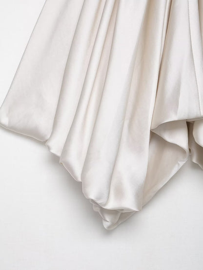 HH Women New Fashion Solid Belt Wrinkles Decorate Casual Loose Trousers Female Chic Zipper Side Pocket Slim Wide Leg Pants