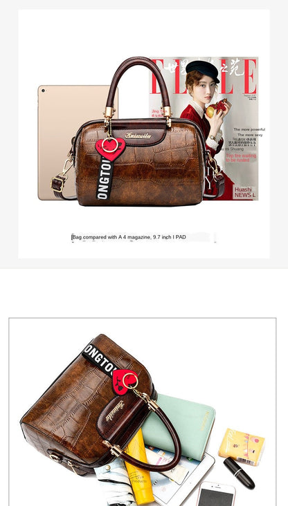 Luxury Design Handbags Shoulder Bags Top Quality PU Leather Women Handbag Classic Crocodile Tote Bag Female Messenger Bag Bolso