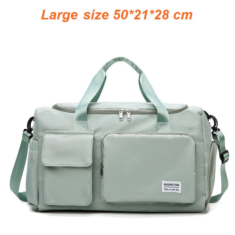 Womne's Travel Bags Handbags Gym Shoulder Bags Oxford Fitness Camping Trekking Bags Hiking Waterproof Outdoor Crossbody Bag