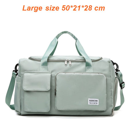 Womne's Travel Bags Handbags Gym Shoulder Bags Oxford Fitness Camping Trekking Bags Hiking Waterproof Outdoor Crossbody Bag