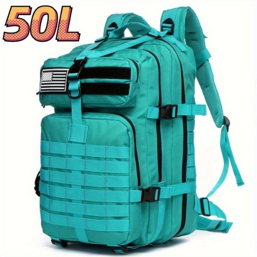 Mochila Tática Elite 50L/30L | Mochila de Trabalho e Militar 3X Mais Forte | Resistente e de Alta Durabilidade | Mochila de Sobrevivência MOLLE de 3 Dias