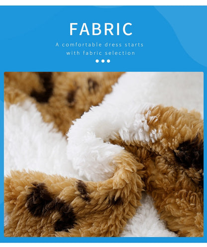 Baby Clothes Cartoon Cute Teddy Bear Plush Comfortable And Soft 0-18 Boys And Girls Autumn And Winter Long Sleeved Baby Jumpsuit