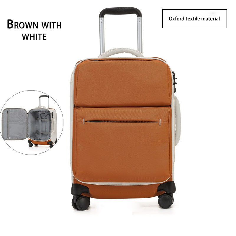 Mala de Viagem Feminina Leve Oxford Canvas 28 Polegadas Ultra-Leve Macia