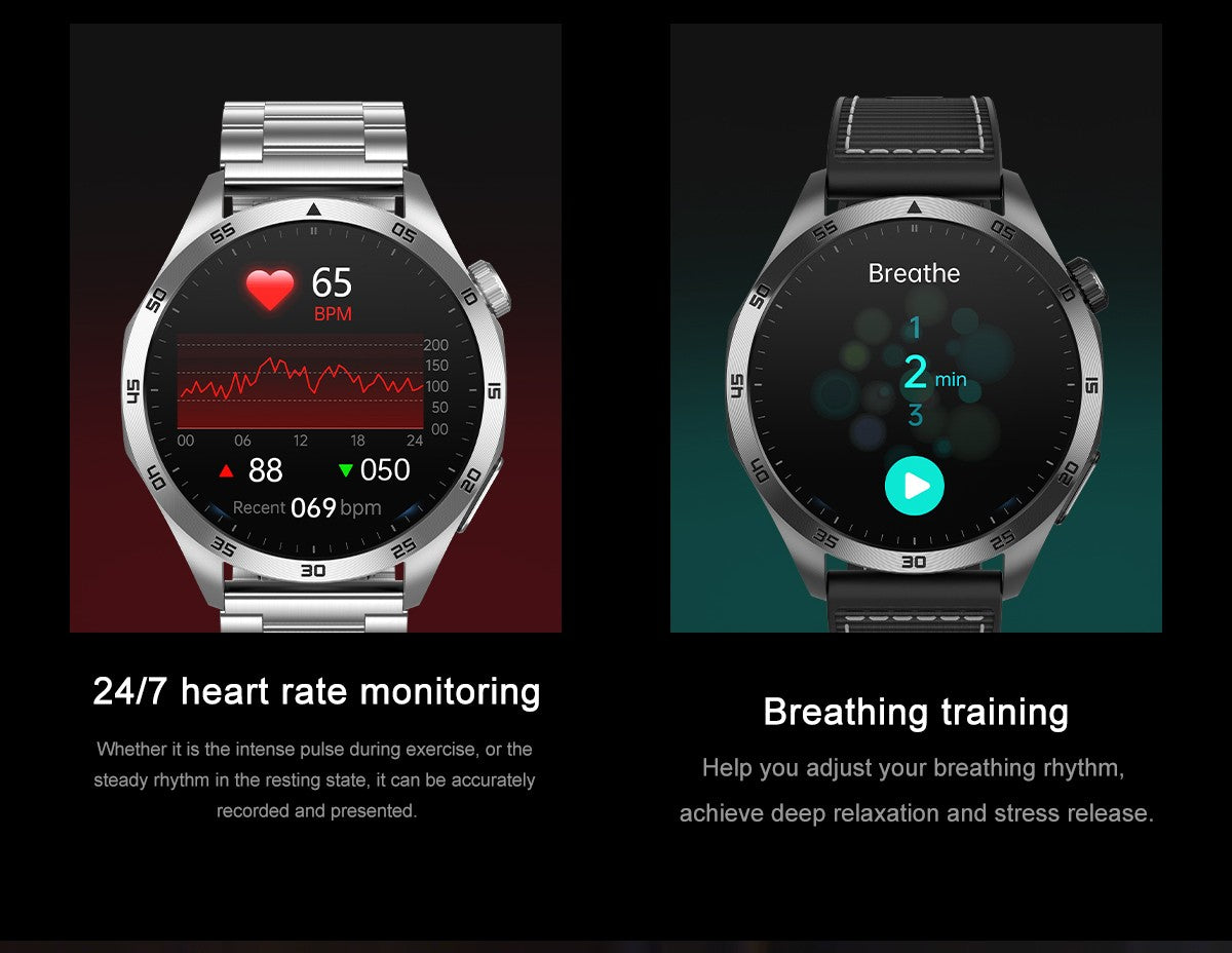 2025New Micro Physical Examination Blood Lipids Uric Acid Blood Pressure Smart Watch ECG+PPG Clock Bluetooth Call Smartwatch Men