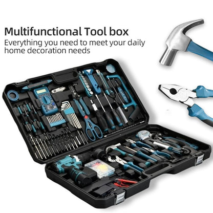 Conjuntos de Ferramentas Elétricas de Furadeira de Alta Potência Ferramentas Automotivas Ferramentas de Combinação Multifuncionais para Reparo Kit Caixa de Ferramentas para Reparo Automotivo