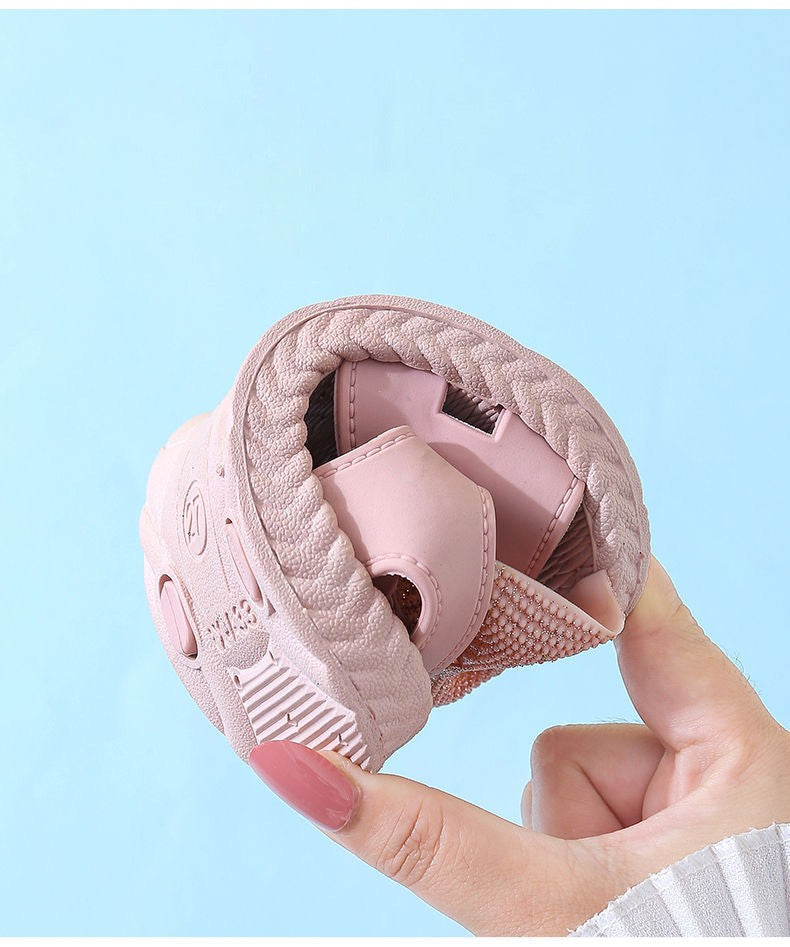 Girls Sandals Summer New Arrival Korean Style Big Kids Casual Flat Soft Sole Princess Shoes Versatile Little Girls Beach Sandals