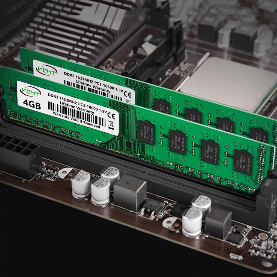 Memória Desktop DDR3 2GB 4GB 8GB Ram PC3 1066 1333 1600Mhz 1.5V 240Pin DDR3 8500 10600 12800 DIMM Non-ECC Memória Ram de Computador