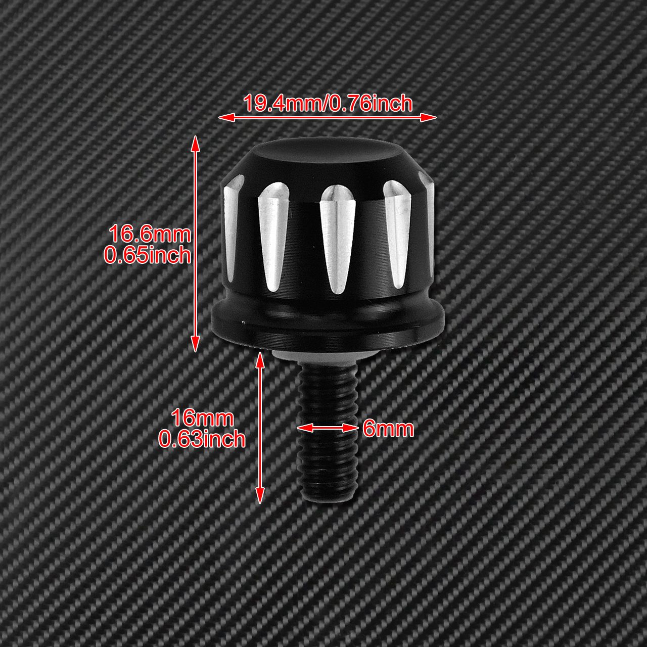 Universal Motorcycle Rear Fender Seat Bolt Screw Nut Tab Kit Mount Knob Cover For Harley Dyna Sportster XL Touring FLHR Softail