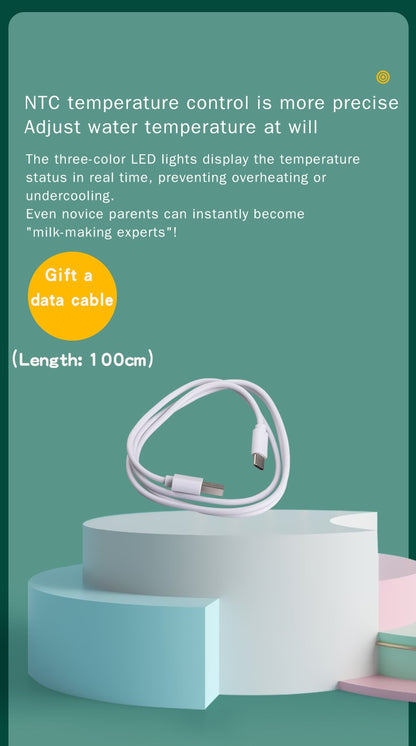 USB Baby Milk Bottle Thermal Bag Universal Digital Display Nursing Bottle Heater Portable Baby Milk Heat Keeper for Traveling