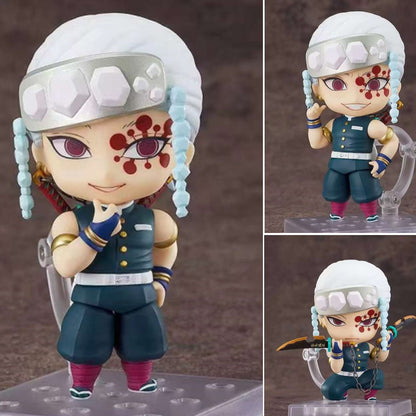 Bonecos de Anime Demon Slayer Inosuke #1361 Tanjirou #1193 Nezuko #1194 Zenitsu #1334 Brinquedos de PVC Figura de Ação Giyuu Kimetsu no Yaiba