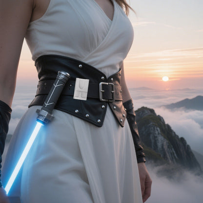 Metal Sword Handle Belt Clip Design Universal Fit Secure Suspension Belt Buckle for Cosplay Sword Costume Accessories