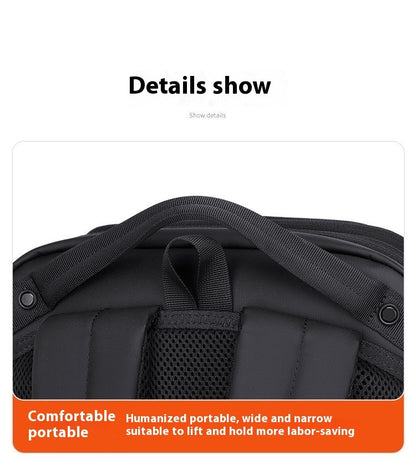 Mochila de negócios masculina 35 L Mochila à prova d'água Grande capacidade Viagem de negócios Multifuncional Senha Antirroubo Bolsa para laptop