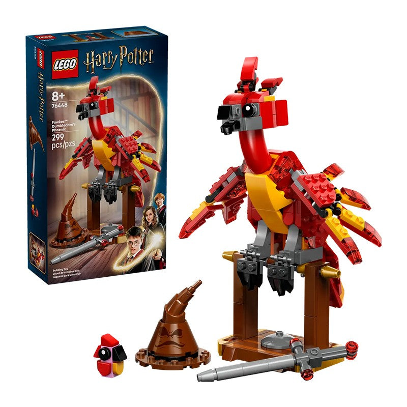 Blocos de montar Lego Castelo de Hogwarts 76445 Fênix de Dumbledore 76448 brinquedos infantis de montar presentes de Natal