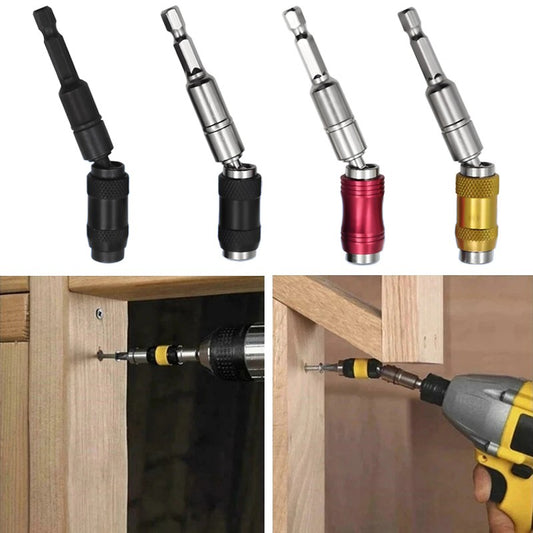 Haste de extensão de broca de troca rápida com anel magnético hexagonal de 1/4 de polegada para pontas de chave de fenda e ferramentas manuais