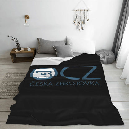 Ceska Zbrojovka CZ Blankets Flannel Sofa Throw Blanket Multi-function for Couch Bedding Outdoor Throws Bedspread Quilt
