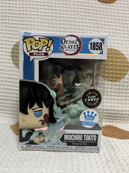 Funko Pop Muichiro Tokito Boneco de Ação Anime Demon Slayer Série Kochou Shinobu Modelo Edição Limitada Coleção Presentes Originais