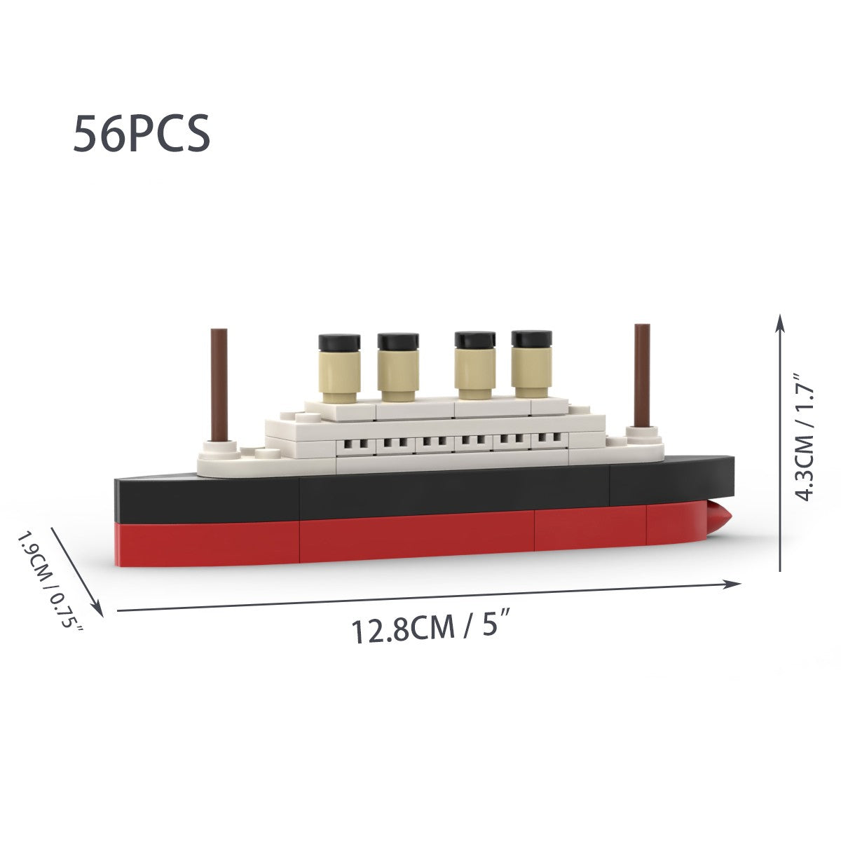 Titanic Parte ao Meio RMS Cruzeiro Naufragado Blocos de Montar Moc Navio Barco Modelo Plástico 3D DIY Barco a Vapor Presentes Brinquedos Infantis Filme da Cidade