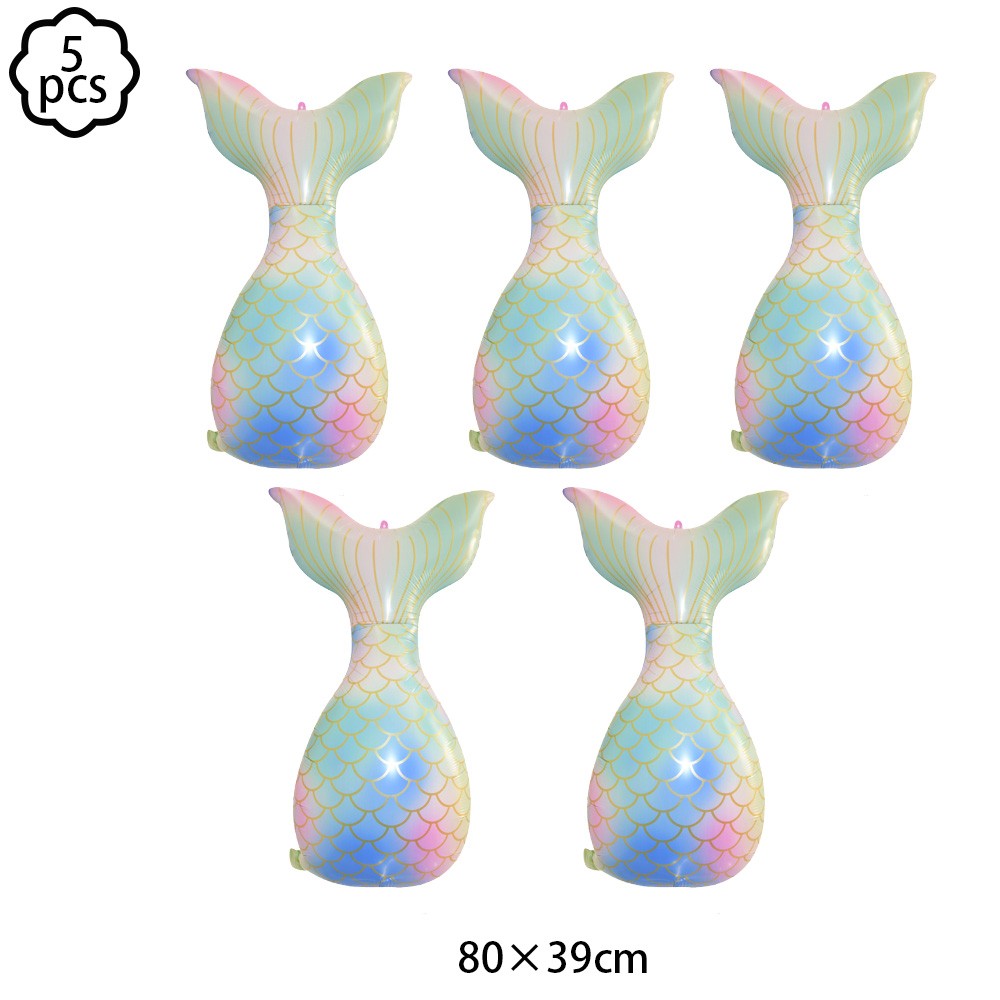 Big Upright Mermaid Tail Balloon Mermaid Balloon Wedding Baby Shower Kids Girls Birthday Decor Mermaid Birthday Party Decoration