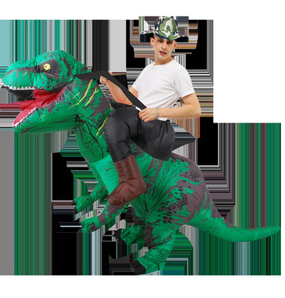 T-REX Monster Inflatable Costume Blow Up Cosplay Dinosaur Clothing Carnival Halloween Christma Dress For Man Woman Party Show