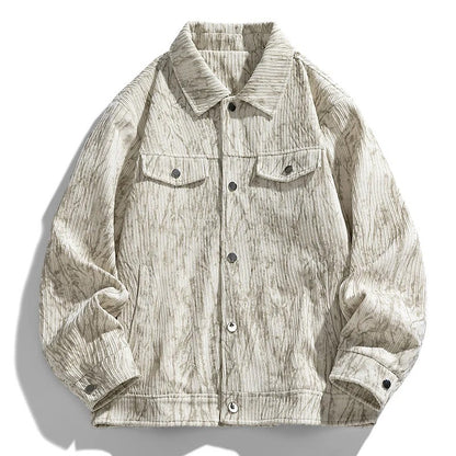 Jaqueta corta-vento, moderna, casual, versátil, casaco comprido, tie-dye, jaqueta de pesca, jaqueta de voo americana retrô, jaqueta jovem