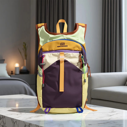 Outdoor Hiking and Mountaineering Bag, Lightweight Backpack, Foldableable Waterproof Travel Bag, Professional Flushing Bag, Skin Backpack, Female Mountain Climbing and Fishing Sports