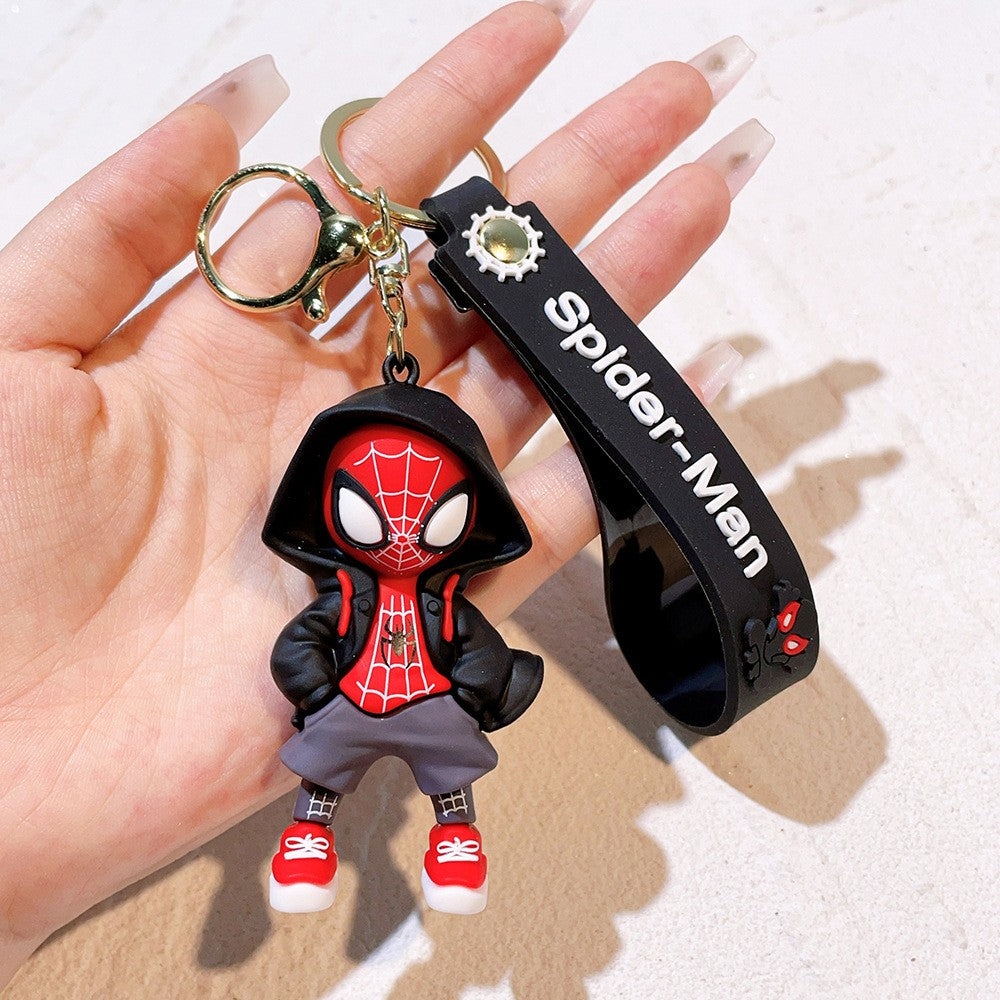 Marvel Spider Man Boneco Fofo Widget Bonecos de Ação Vingadores Homem de Ferro Capitão América Chaveiro Bolsa Chaveiro Widget Presentes de Aniversário