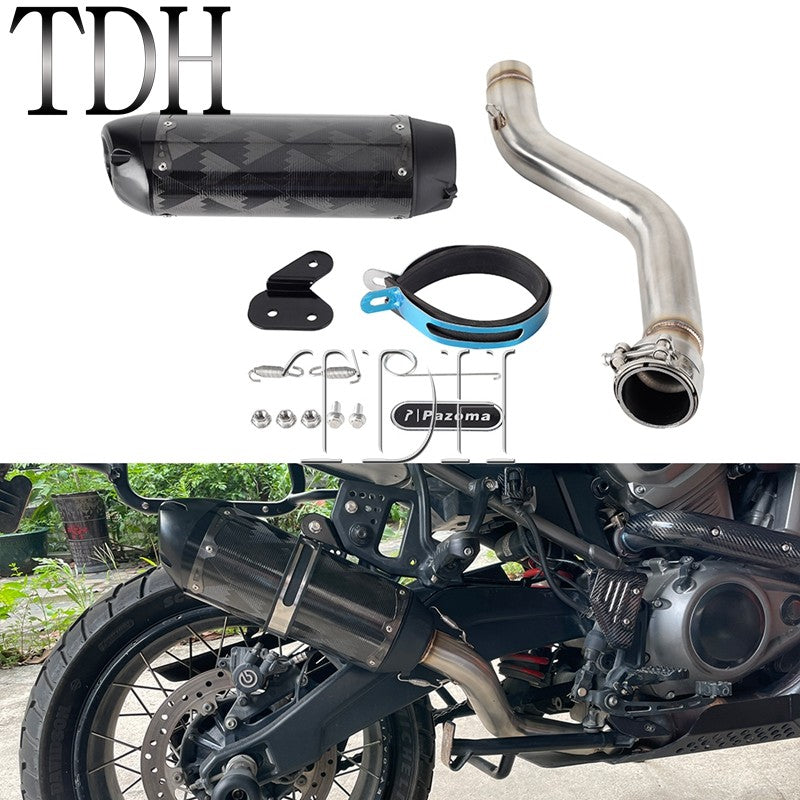For Harley Pan America 1250 Special Escape Tube Motorcycle Exhaust Muffler Killer Muffler Pipe RA1250 RA1250S RA1250SE 2021-2026