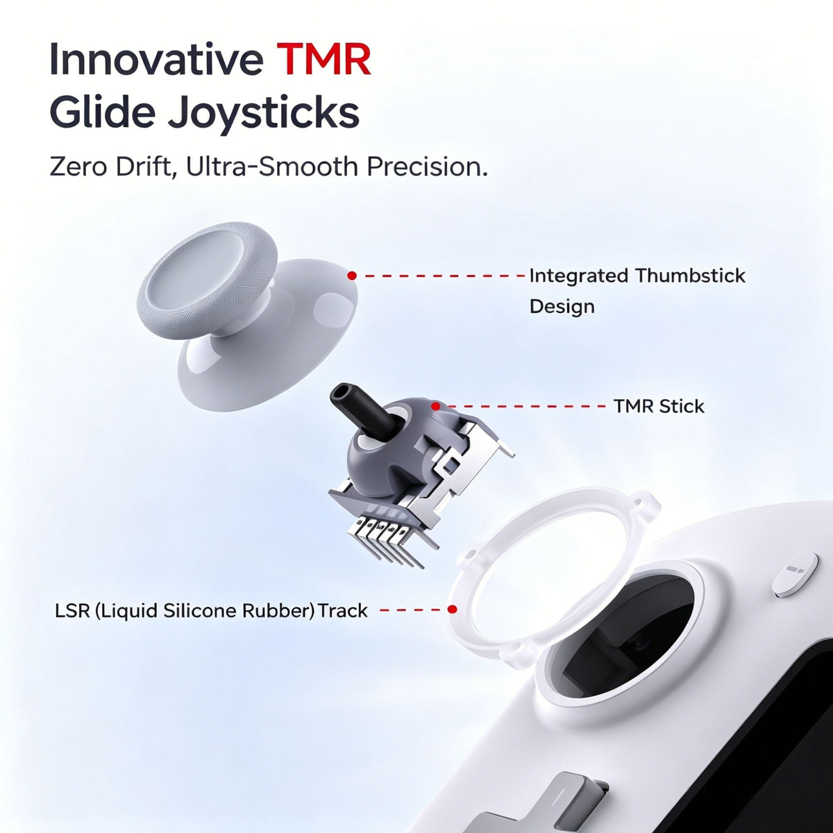 MOBAPAD M12S Joy Con Controller Switch 2 TMR Air Joystick No Drift HD Rumble Wireless Gamepad for Nintendo NS2 Gaming Accessory