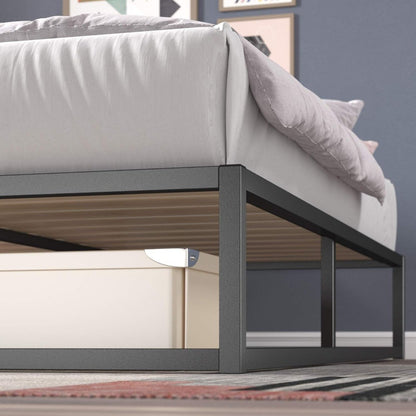 Zinus Joseph 10 Inch Metal Bed Frame with Mattress Support, No Box Spring Needed, Sturdy Steel Construction