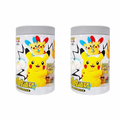 In Stock Pokemon PTCG Nuzzle Plush&Card Display Gift Box Booster Packs Magnetic Stuffed Toy Trading Card Game Collectible Doll