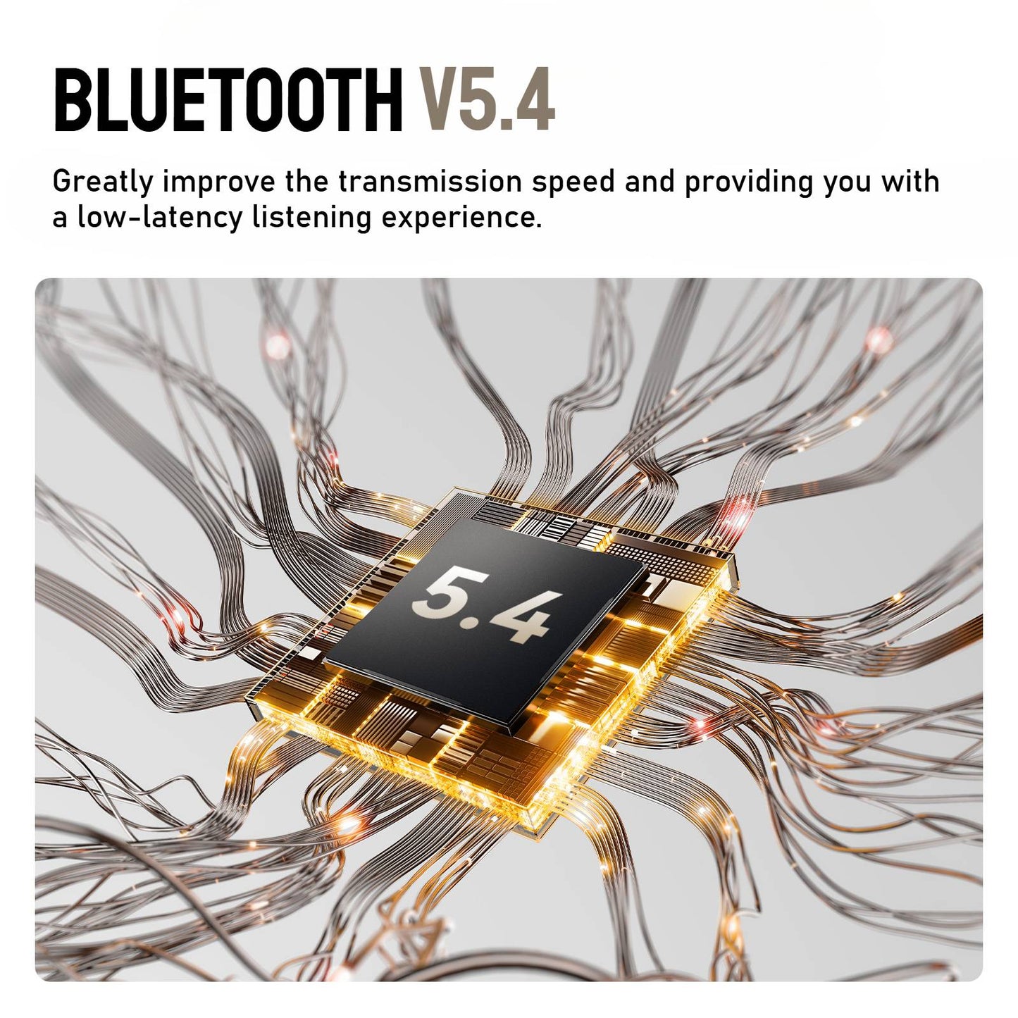 Monster AuraFit XT02 ANC Bluetooth Earphone -32dB Active Noise Canceling Earbuds Hi-fi Stereo Wireless Bluetooth 5.4 Headphone