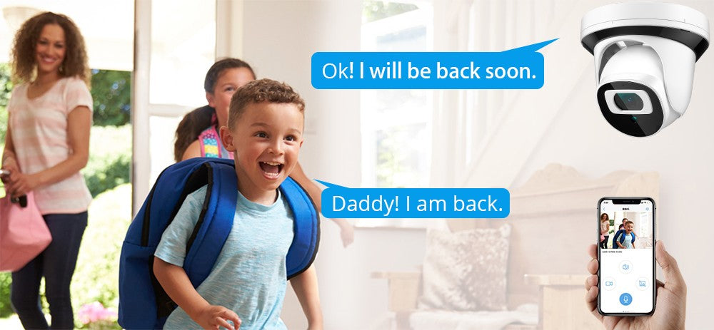 4MP IP Wifi Camera Wi-Fi 2MP 1080P Surveillance Camera Indoor Home Two Way Audio Wireless Security Camara 2.8mm Video CamHi Cam