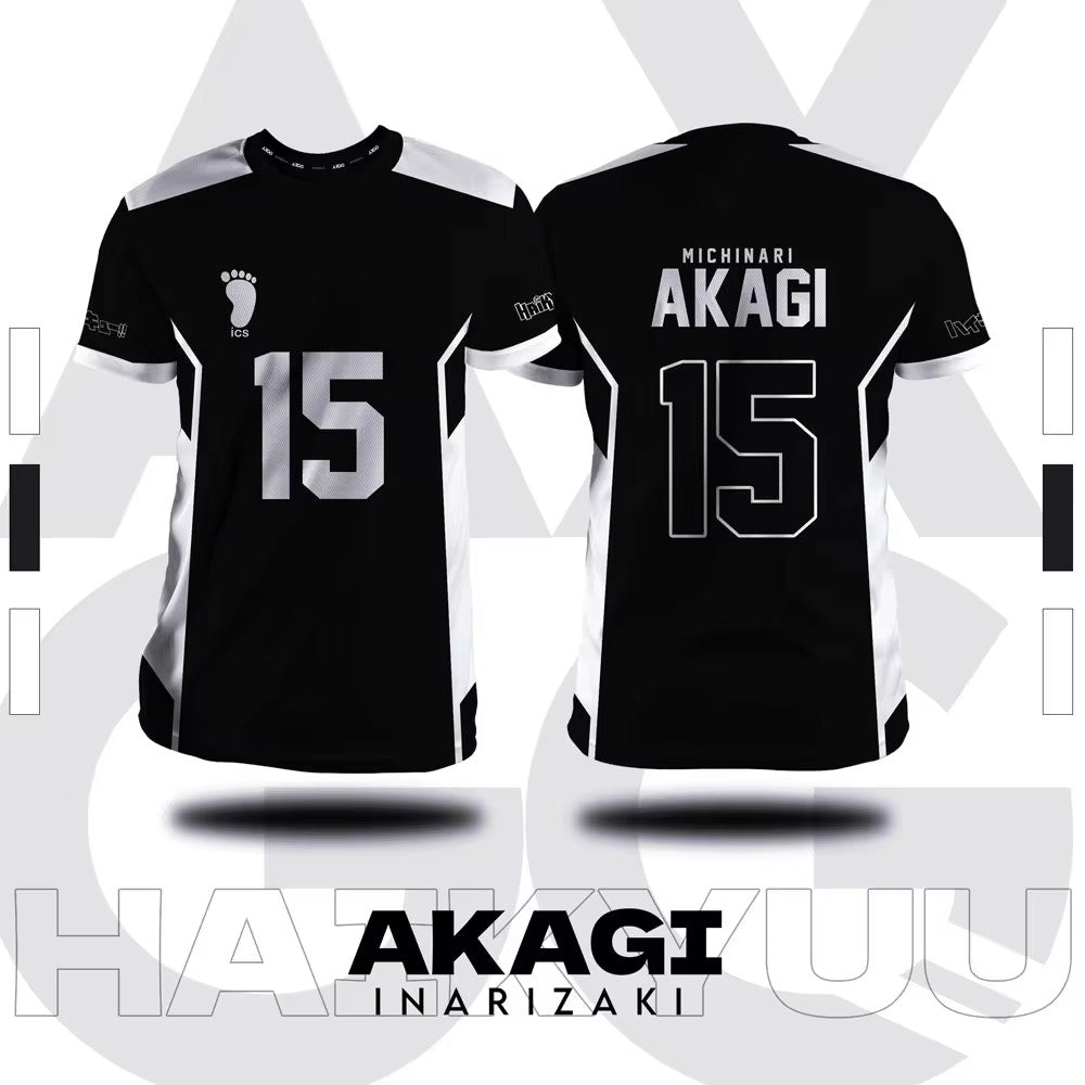 Haikyuu Inarizaki Cartoon Anime Cosplay Men Jersey Summer Short Sleeve Children Tee Tops 2024 Fashion Women Oversized T-shirt