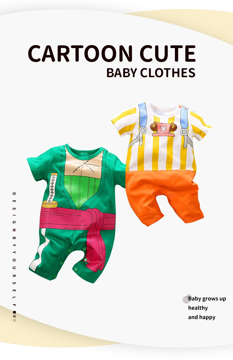 Anime Cosplay Dragon Ball Z Fantasia Infantil Bebê Menino Menina Macacão Criança Demon Slayer Roupa de Bebê Recém-nascido Macacão 0-18 Meses