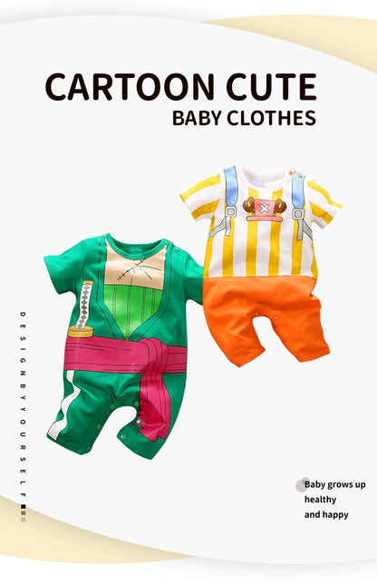 Anime Cosplay Dragon Ball Z Fantasia Infantil Bebê Menino Menina Macacão Criança Demon Slayer Roupa de Bebê Recém-nascido Macacão 0-18 Meses