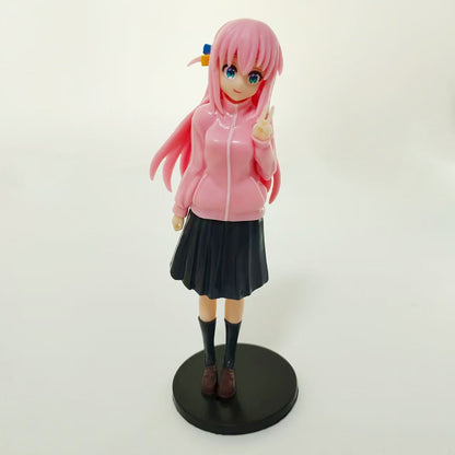 16cm BOCCHI THE ROCK! Anime Figure Gotoh Hitori Boneco de Ação Guitarrista Menina Figura Decorações de Mesa×Coleções Modelo Boneca Brinquedos